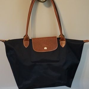 Large Black Longchamp Tote